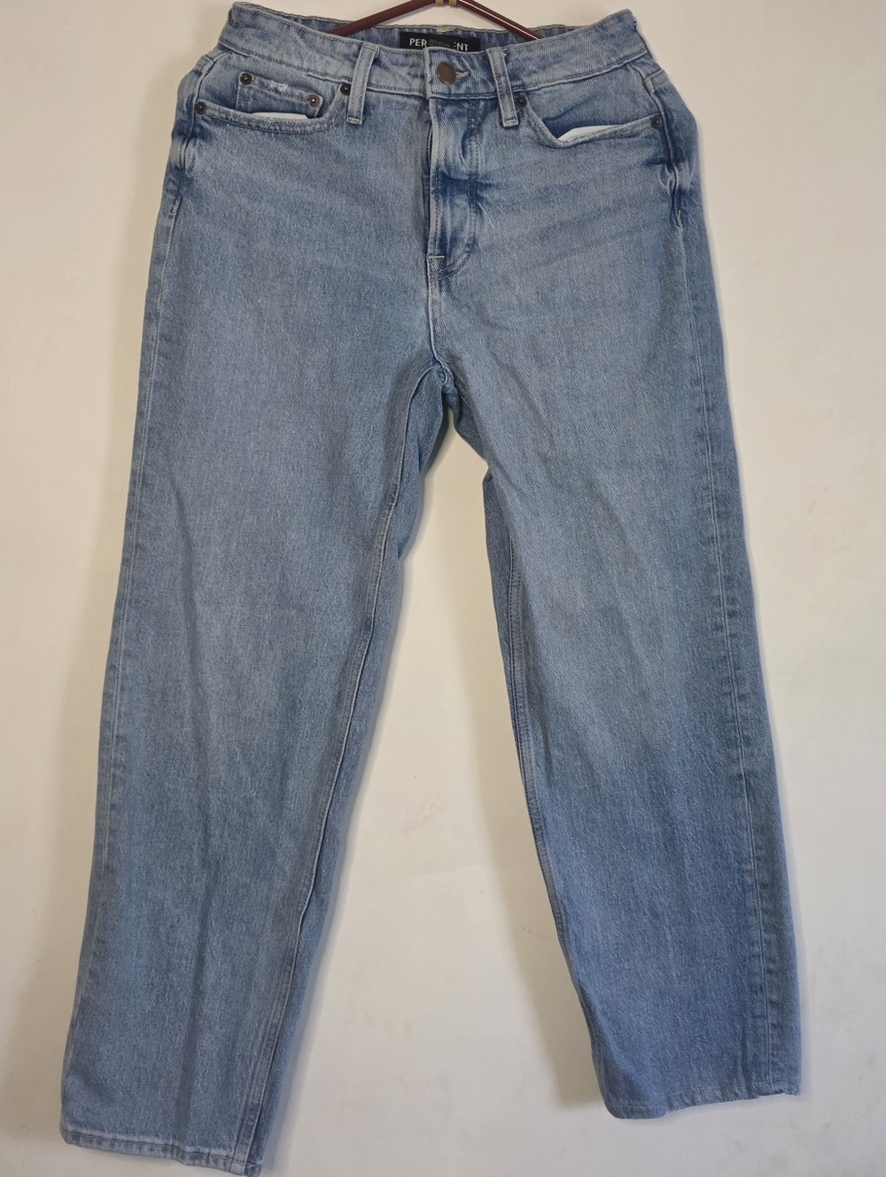 PERMANENT Light Wash Denim Jeans - Blue